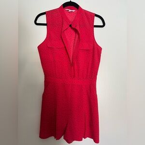 Red/Black Romper (shorts)